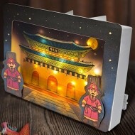 액자 조명등 만들기 2세트 광화문 야경 액자만들기