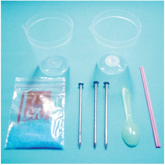 과학1번지 구정과학사,구리와 탄산칼슘 석출실험