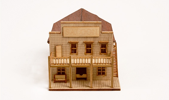 과학1번지 구정과학사,웨스턴 살롱 만들기 나무조립키트