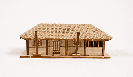 과학1번지 구정과학사,초가집 네칸 만들기 세트 나무조립키트